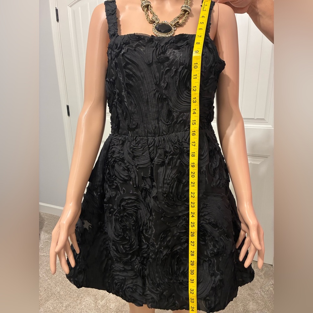 Elegant Black Textured formal dress by Layered with Love. - Picture 7 of 9